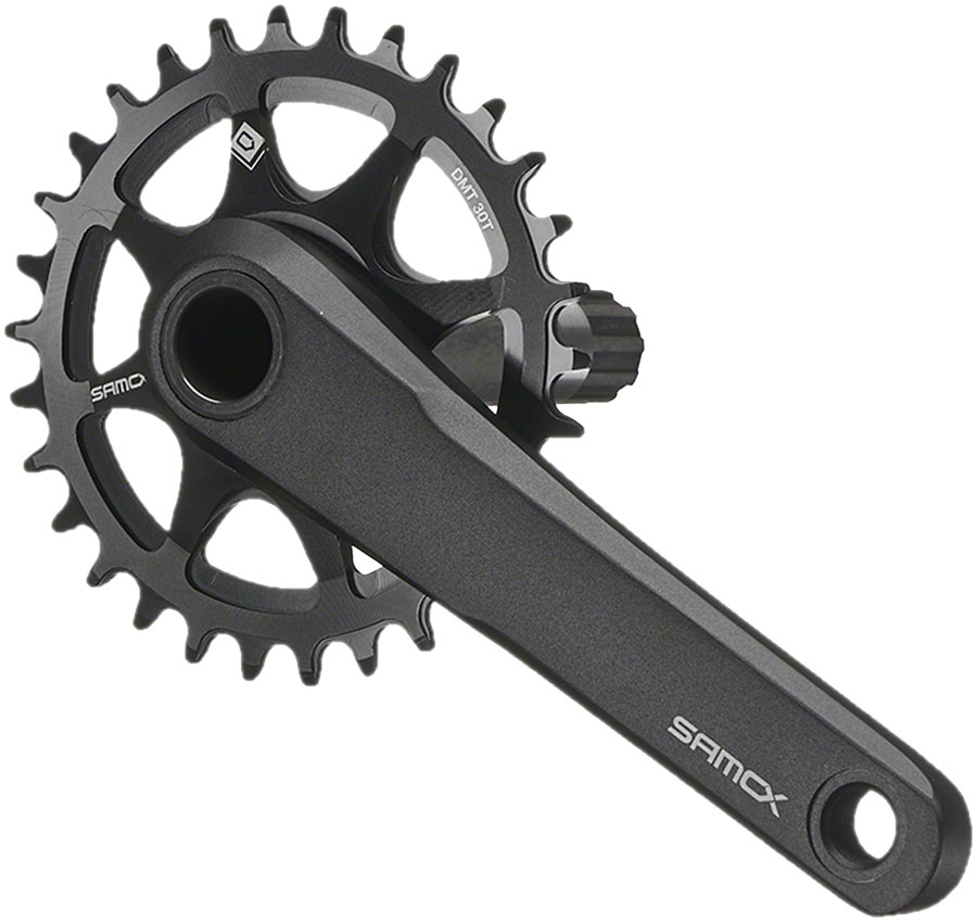 Samox TAM38 Fat Bike Crankset - 170mm, 11-Speed, 30t, Direct Mount Samox, 24mm CrMo Crank Spindle, For 120mm BB Shell, Black 