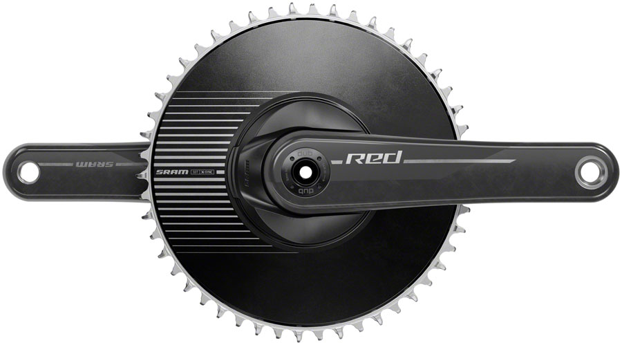 SRAM RED 1 Crankset - 170mm, 12-Speed, 50t Aero Chainring, 8-Bolt Direct Mount, DUB Spindle Interface, Natural Carbon, E1