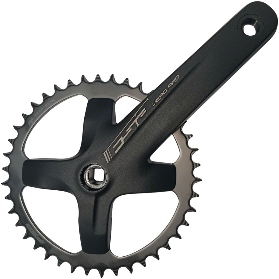 Full Speed Ahead Vero Pro 1x Crankset - 175mm, 10/11-Speed, 42t MegaTooth Chainring, 120BCD, JIS Spindle Interface, N11, Black
