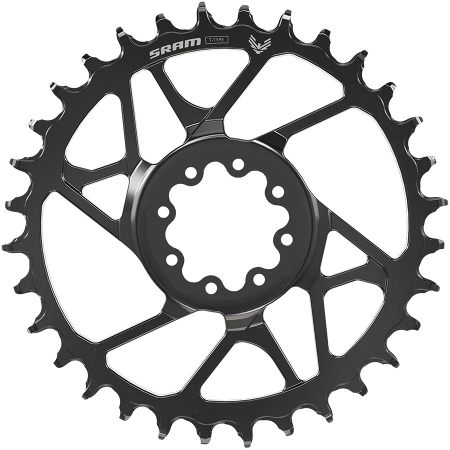 SRAM S1000 Eagle T-Type Direct Mount Chainring - 32t, 12-Speed, 8-Bolt Direct Mount, 3mm Offset, Aluminum, Black