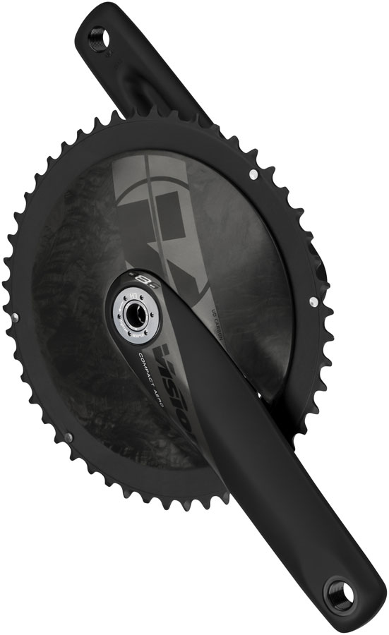 Vision NS Compact Aero Crankset, 2x 50/34T Chainrings, 170mm Arm Length, 110BCD, 386EVO Spindle  Carbon