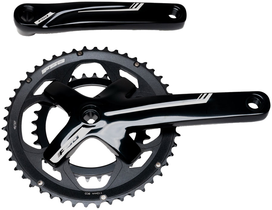 FSA Vero Pro Crankset, 2x, 48/32T, 175mm, S9