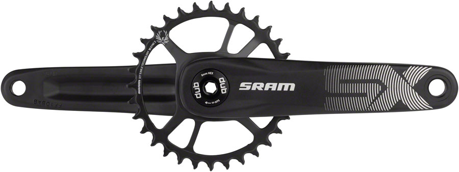 SRAM SX Eagle Boost Crankset - 170mm, 12-Speed, 32t, Direct Mount, DUB Spindle Interface, Black, A1






