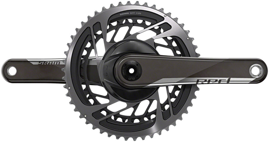 SRAM RED AXS Crankset - 175mm, 12-Speed, 46/33t, Direct Mount, DUB Spindle Interface, Natural Carbon, D1