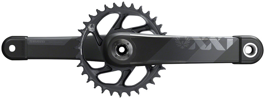 SRAM XX1 Eagle Crankset - 170mm 12-Speed 34t Direct Mount Cannondale Ai DUB Spindle Interface Gray C2