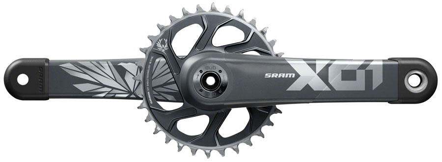 SRAM X01 Eagle SuperBoost+ Crankset - 175mm, 12-Speed, 32t, Direct Mount, DUB Spindle Interface, Lunar/Polar, C2