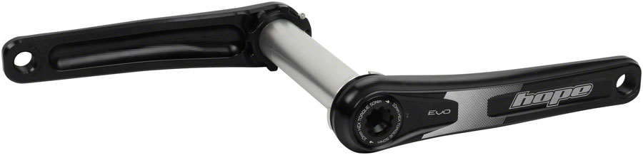Hope Evo Fat Bike Crankset - 165mm, Direct Mount, 30mm Spindle, For 190/197mm Rear Spacing, Black