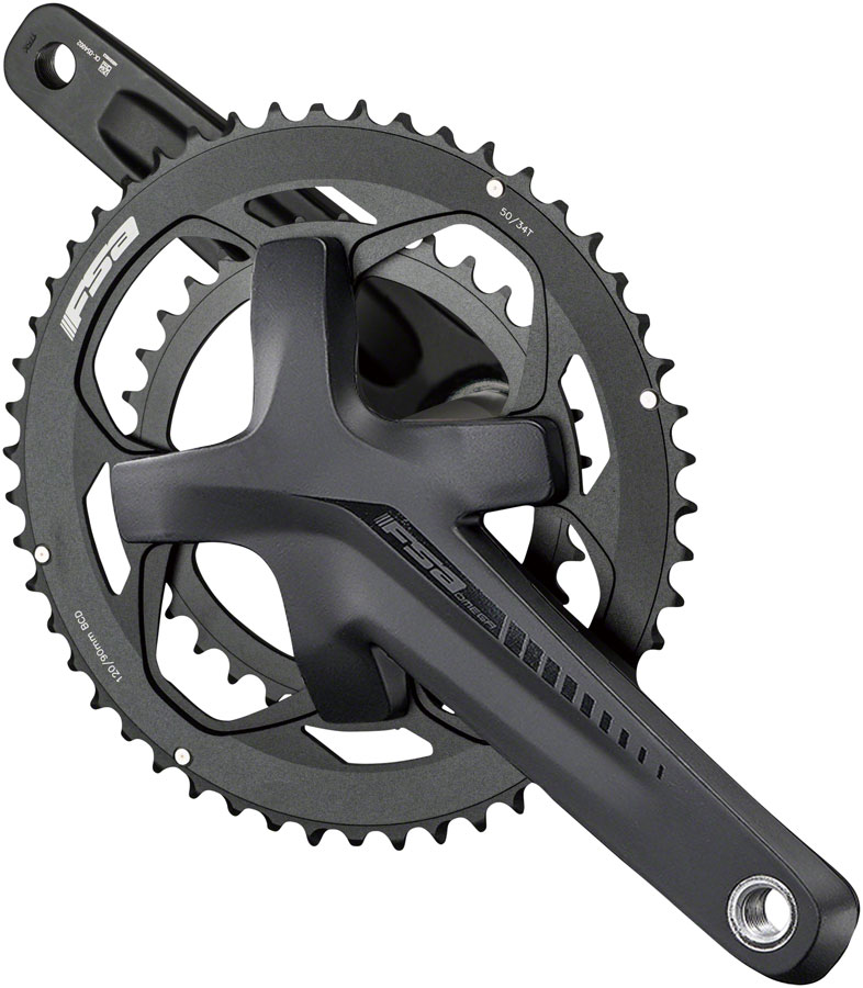 Full Speed Ahead Omega Crankset- 170mm, 11-Speed, 50/34t, 120/90 BCD, Full Speed Ahead MegaExo 19 Spindle Interface, Black






