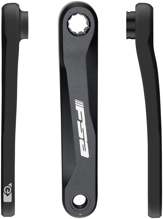 Full Speed Ahead CK-746 Ebike Crank Arm Set - BROSE ISIS. 170mm without bolts, Black
