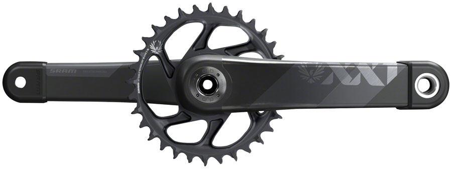 SRAM XX1 Eagle AXS Boost Crankset - 175mm, 12-Speed, 34t, Direct Mount, DUB Spindle Interface, Gray






