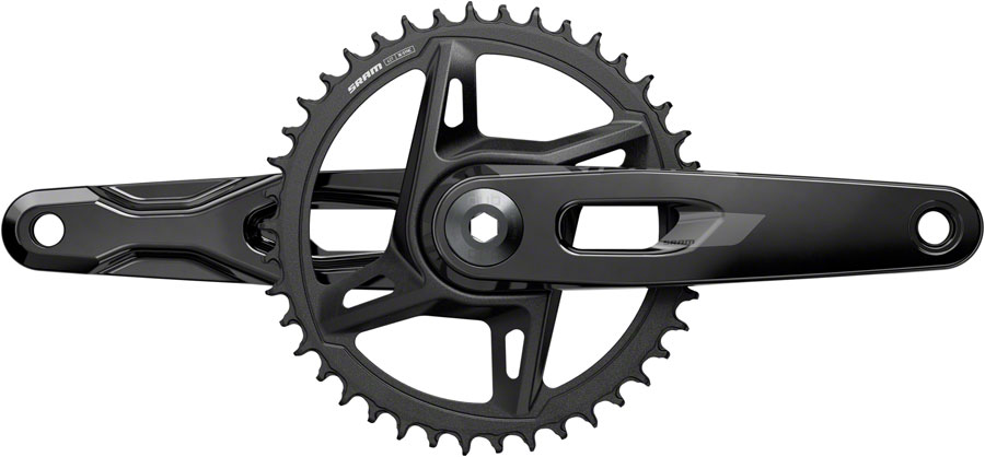 SRAM Rival 1x XPLR Wide Crankset - 165mm, 12/13-Speed, 42t, 8-Bolt Direct Mount, DUB Spindle, Black, E1