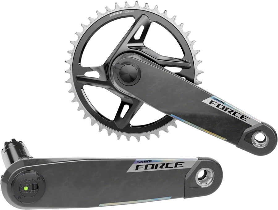 SRAM Force 1x XPLR AXS Power Meter Wide Crankset - 160mm, 12/13-Speed, 42t, 8-Bolt Direct Mount, DUB PM Spindle, Carbon, E1