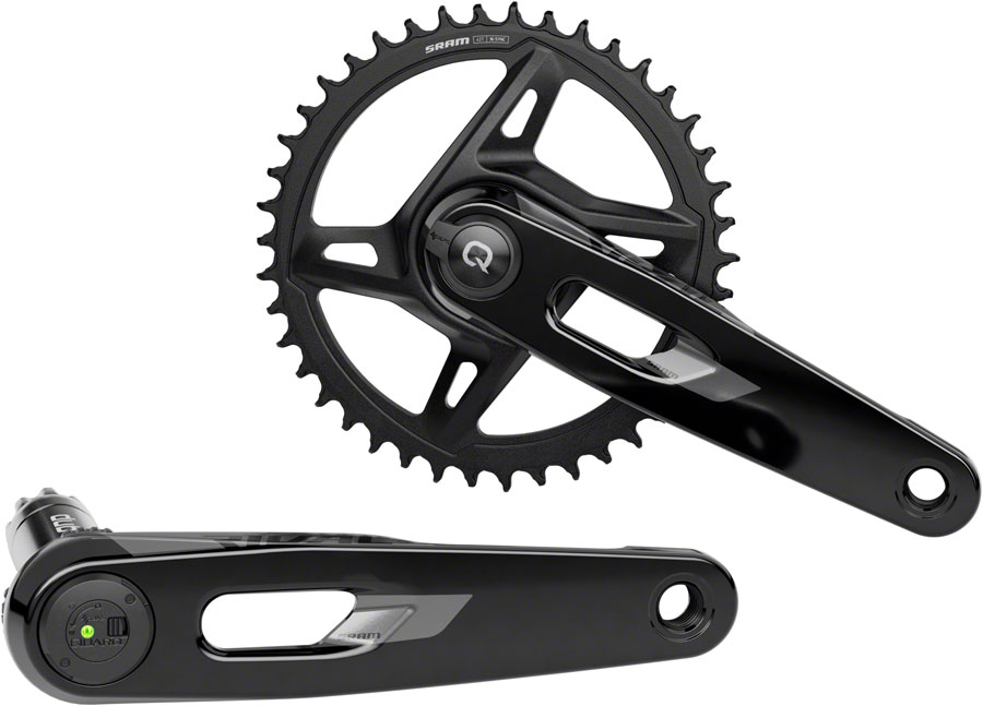 SRAM Rival 1x XPLR AXS Power Meter Wide Crankset - 172.5mm, 12/13-Speed, 42t, 8-Bolt Direct Mount, DUB PM Spindle, Black, E1