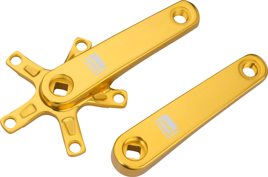 Promax SQ-1 Square Taper JIS Cold Forged Crank Arms 135mm Gold






