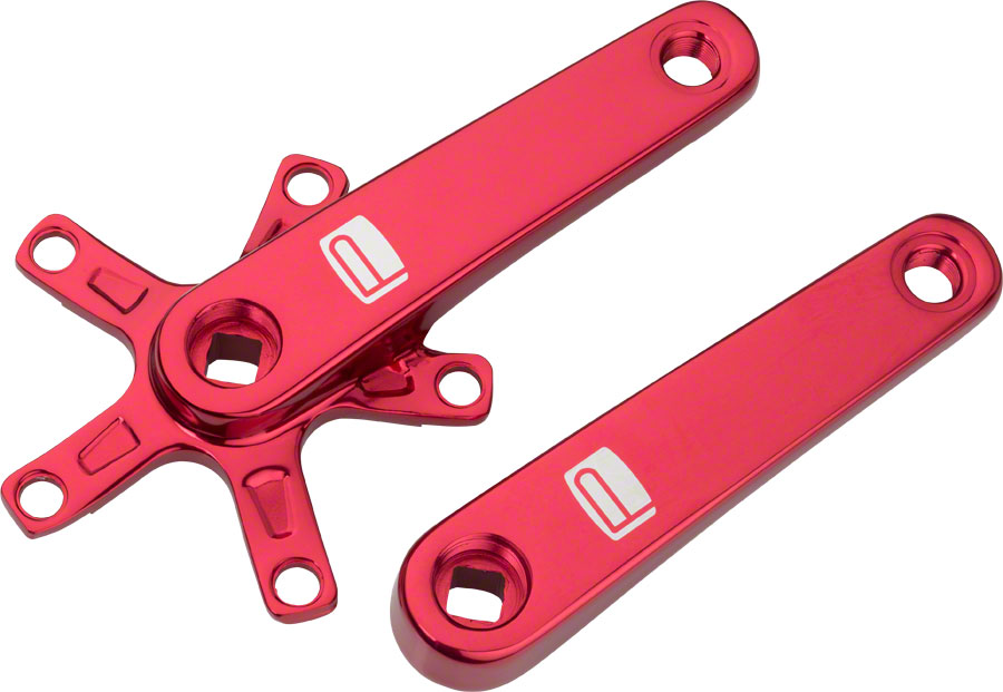 Promax SQ-1 Square Taper JIS Cold Forged Crank Arms 135mm Red







