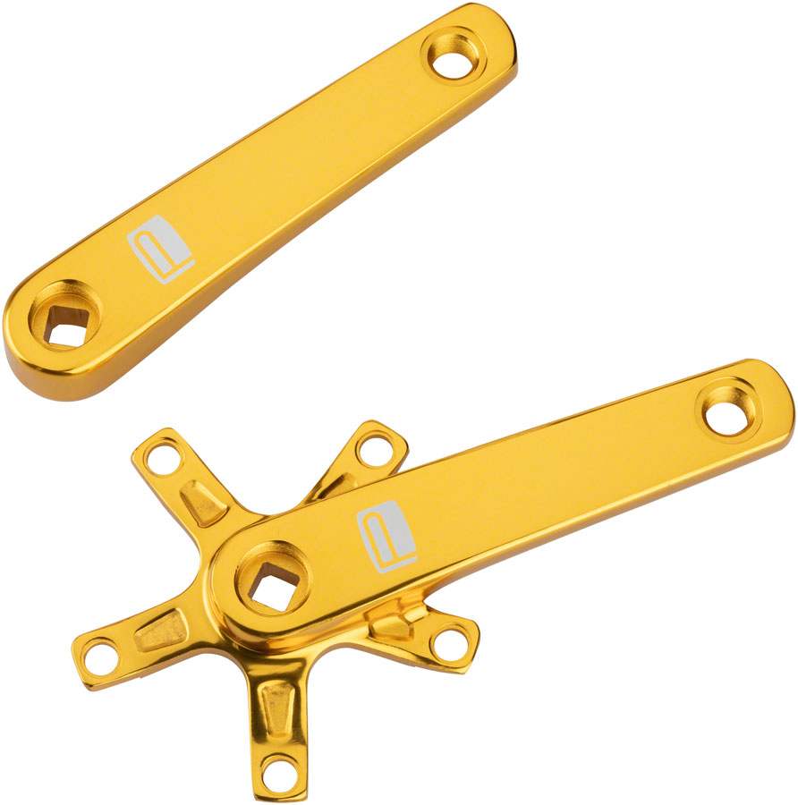Promax SQ-1 Square Taper JIS Cold Forged Crank Arms 140mm Gold






