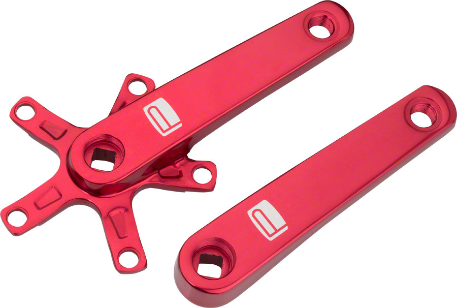 Promax SQ-1 Square Taper JIS Cold Forged Crank Arms 145mm Red






