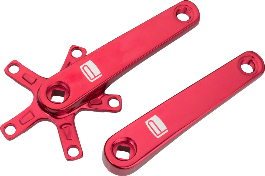 Promax SQ-1 Square Taper JIS Cold Forged Crank Arms 150mm Red






