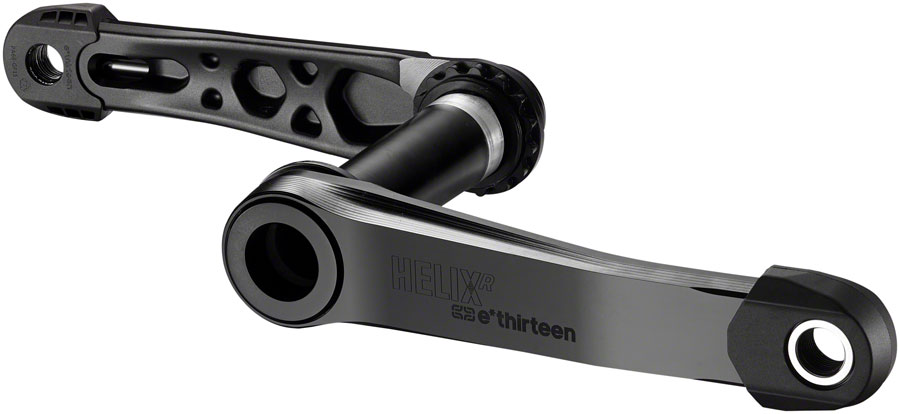 e*thirteen Helix R Crankset - 170mm, 73mm, 30mm Spindle with e*thirteen P3 Connect Interface, Black 