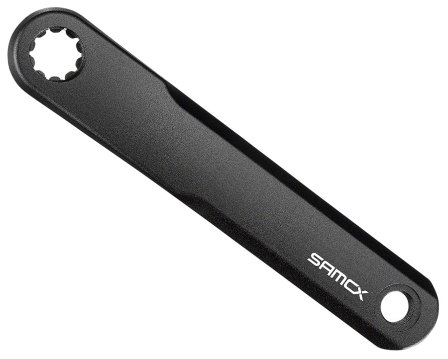 Samox E3 BR Ebike Crank Arm Set - 160mm, Specialized w/BROSE (ISIS Spindle), 0mm offset Right / 5mm offset Left, Black