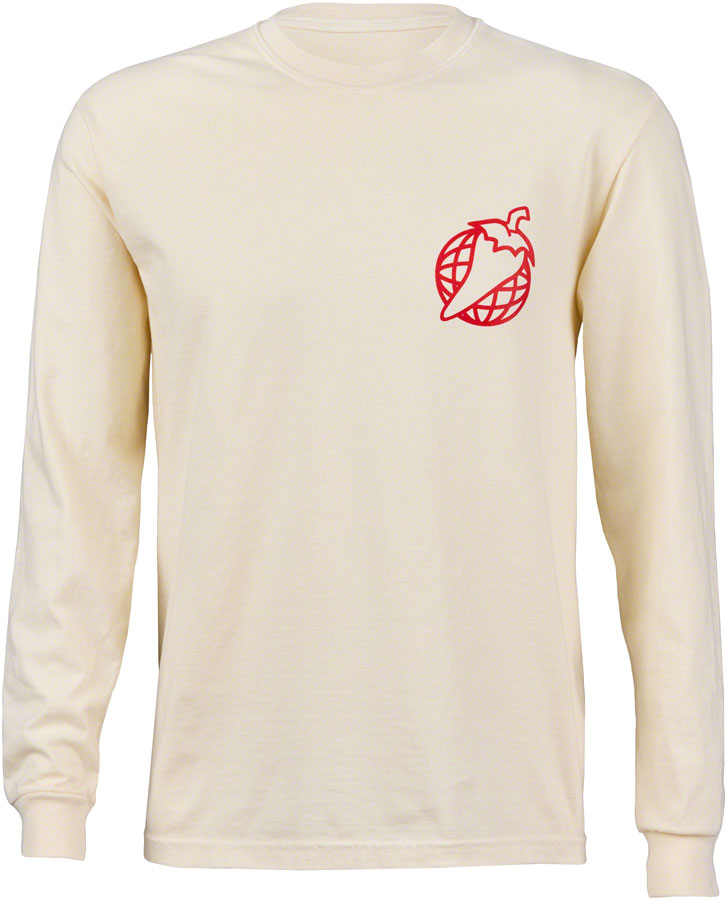 Salsa Logo Long Sleeve T-Shirt - Unisex, Ivory, Medium