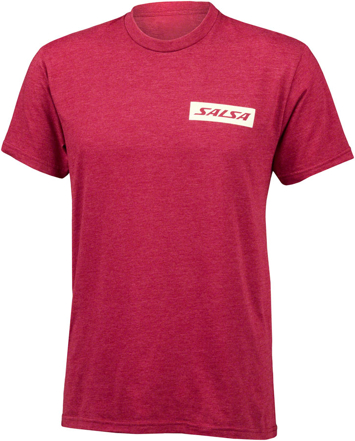 Salsa Logo Short Sleeve T-Shirt - Unisex, Red, Medium