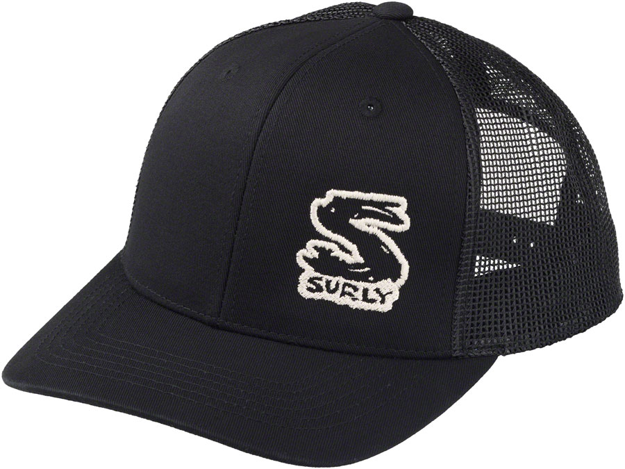 Surly Logo Snap Back Hat - Black, One Size