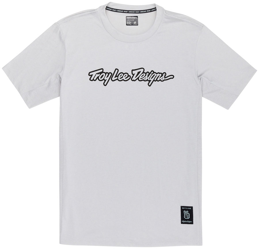Troy Lee Designs Skyline Short Sleeve Ride Tee  Signature Mist, Medium