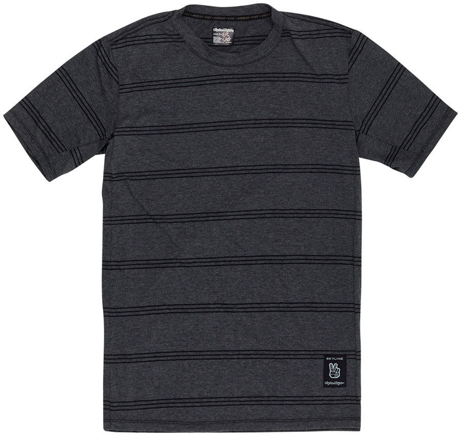 Troy Lee Designs Skyline Short Sleeve Ride Tee  Washed Out Dark Cloud, Small