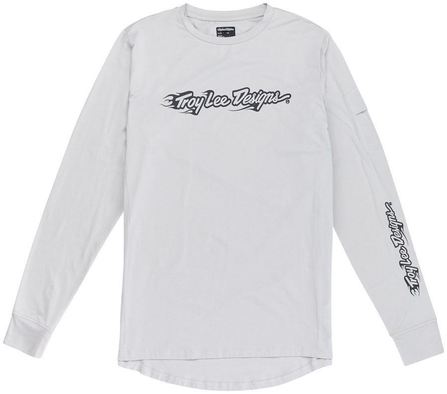 Troy Lee Designs Ruckus Long Sleeve Ride Tee  Burn Out Mist, Medium