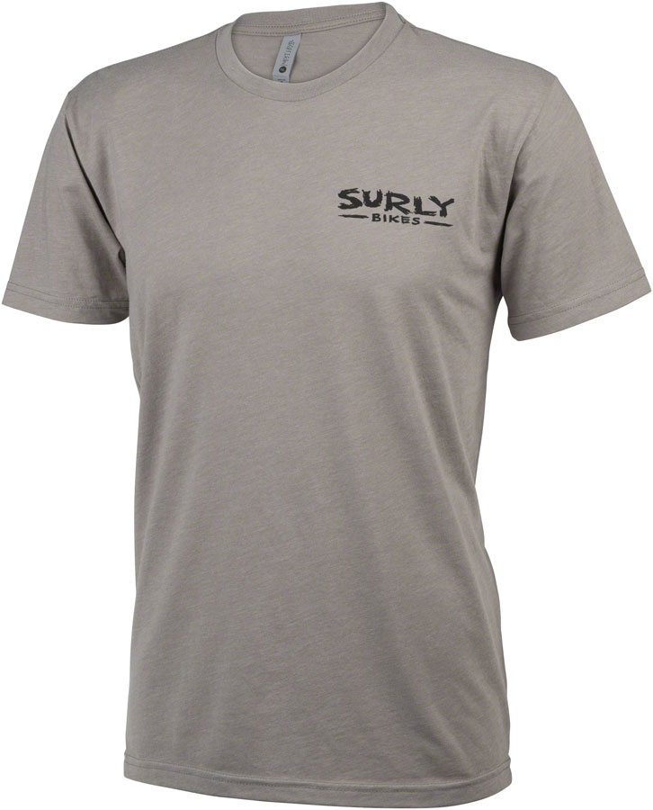 Surly The Ultimate Frisbee Men's T-Shirt - Gray, Small 