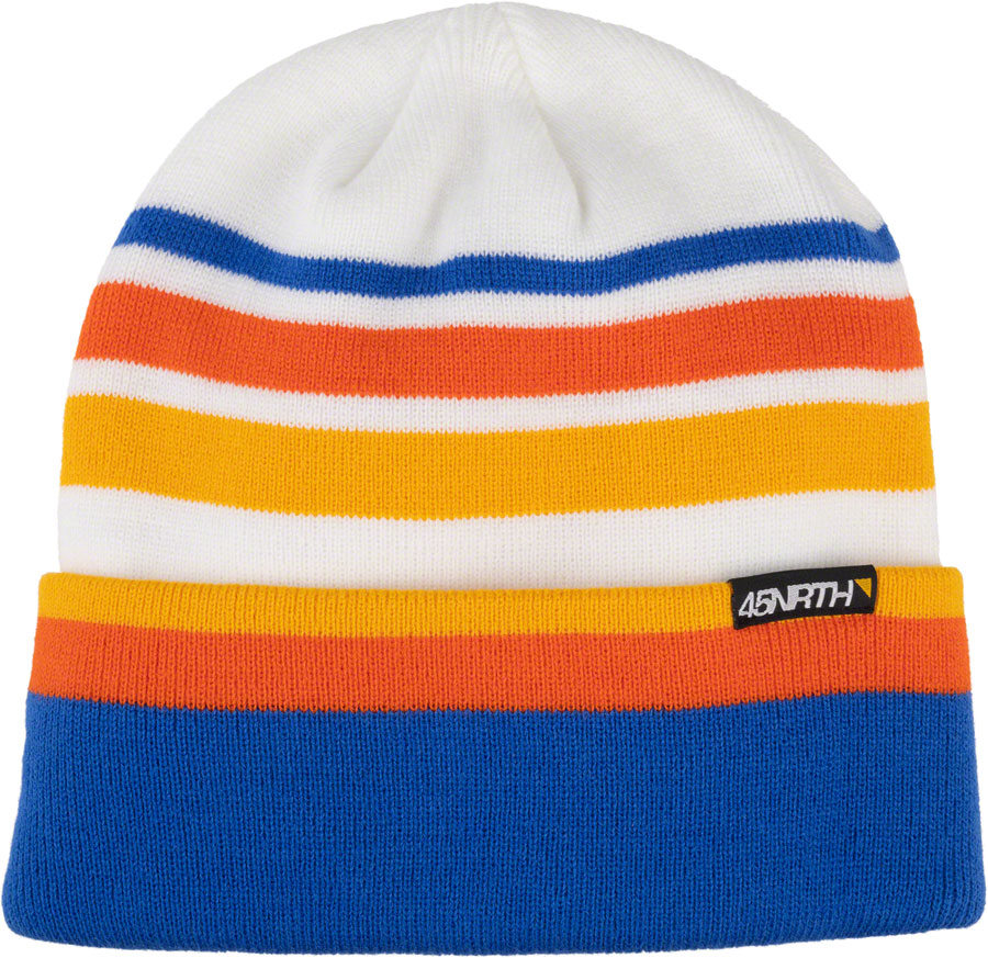 45NRTH Dawning Beanie - Yellow/Orange/Blue, One Size 
