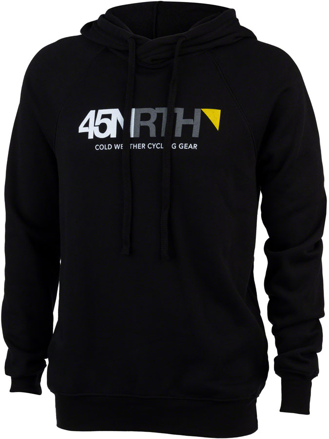45NRTH Logo Pullover Hoodie - Unisex, Black, Small 