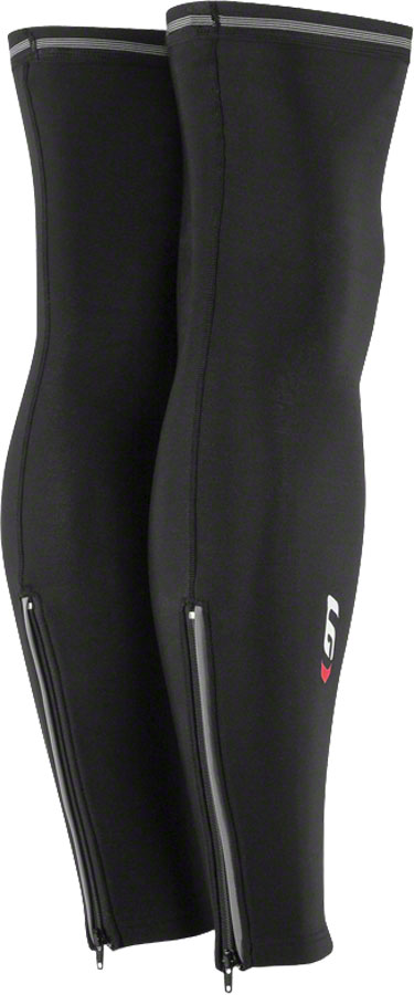 Garneau Zip Leg Warmer 2: Pair~ Black~ SM 