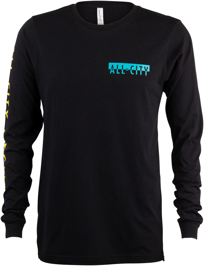 All City Super Pro Long Sleeve Shirt - Black, Red, White, Yellow, Teal, 2X-Large 