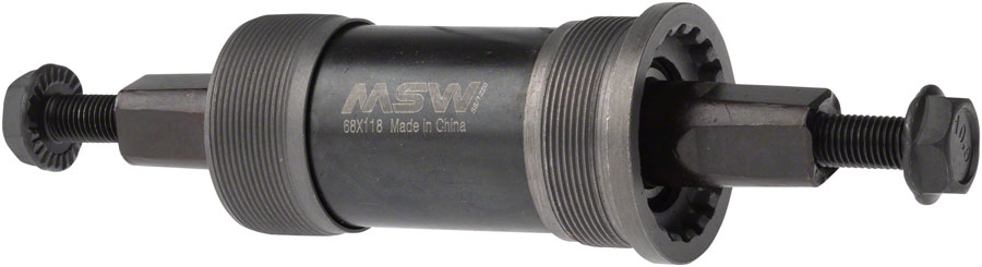 MSW ST100 Bottom Bracket - English, 68 x 118mm, Square Taper JIS
