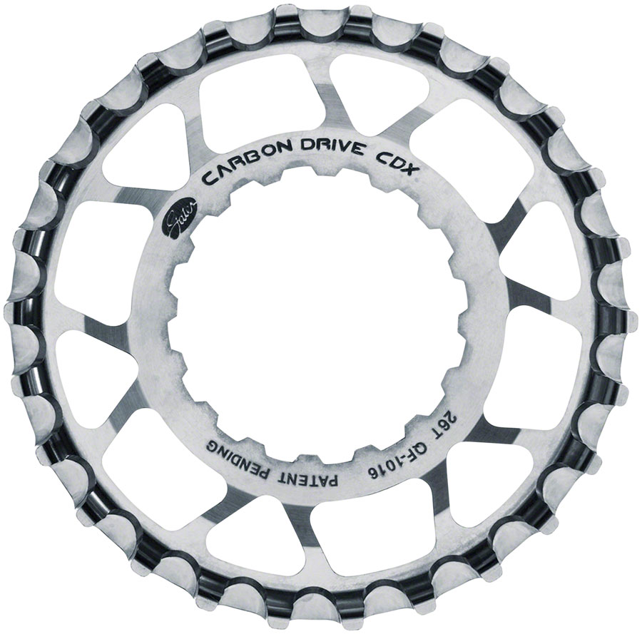 Gates Carbon Drive CDX CenterTrack Front Sprocket 26t, For Bosch GEN