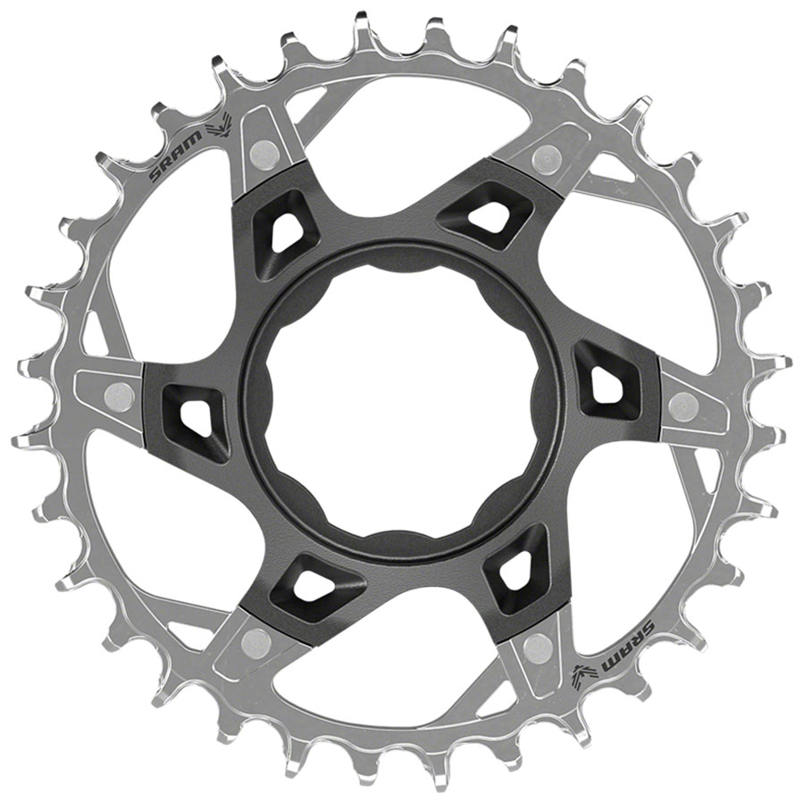 SRAM XX T-Type Chainring - 32t TQ Ebike Direct Mount, Silver