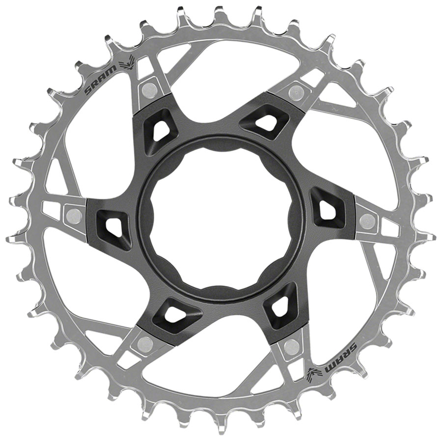SRAM XX T-Type Chainring - 34t TQ Ebike Direct Mount, Silver