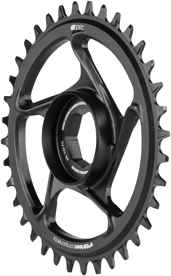 e*thirteen e*spec Aluminum Direct Mount Chainring 36t for Brose S Mag, Black 