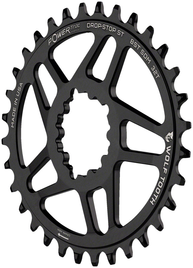 Wheels Manufacturing 32t SRAM 3-Bolt Direct Mount Chainring - Green