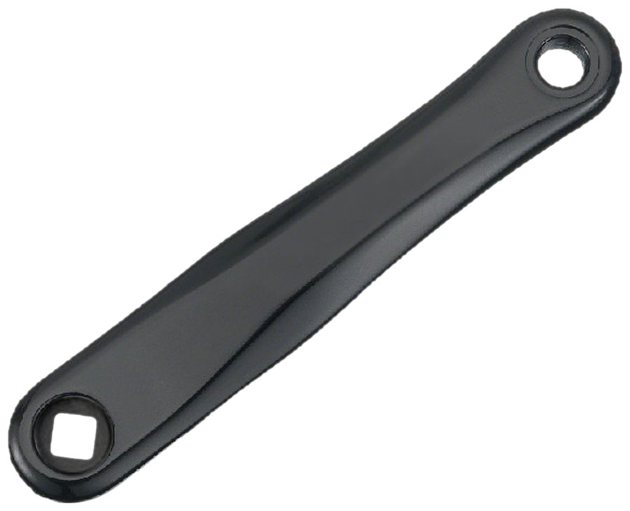 Samox SAC08 Left Crank Arm - 170mm, JIS Diamond Taper Spindle Interface, Forged Aluminum, Spindle Bolt Sold Separate, Black






