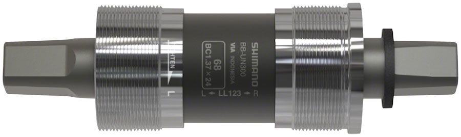 Shimano BB-UN300 Bottom Bracket - English, 68 x 122.5mm Spindle, Square Taper JIS, 50mm Chainline






