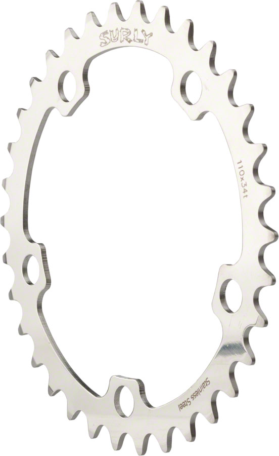 Surly Stainless Steel Ring 34t x 110mm 