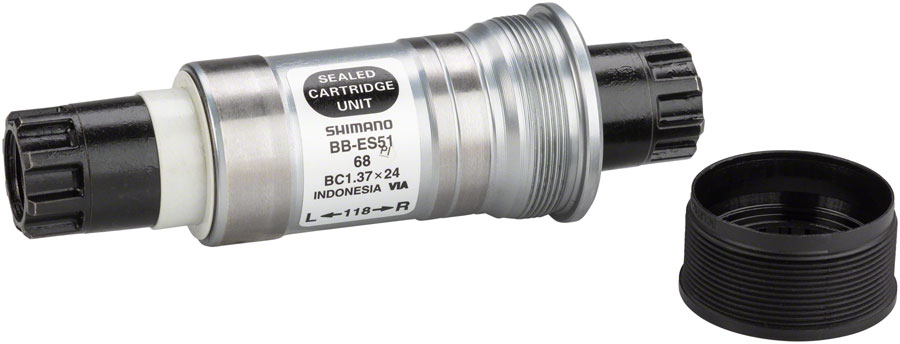Shimano ES51 68 x 118mm Octalink V2 Spline English Bottom Bracket 