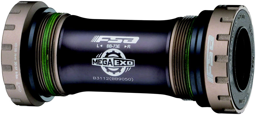 Full Speed Ahead MegaExo Stainless Mountain Bottom Bracket, 68/73mm English Threading