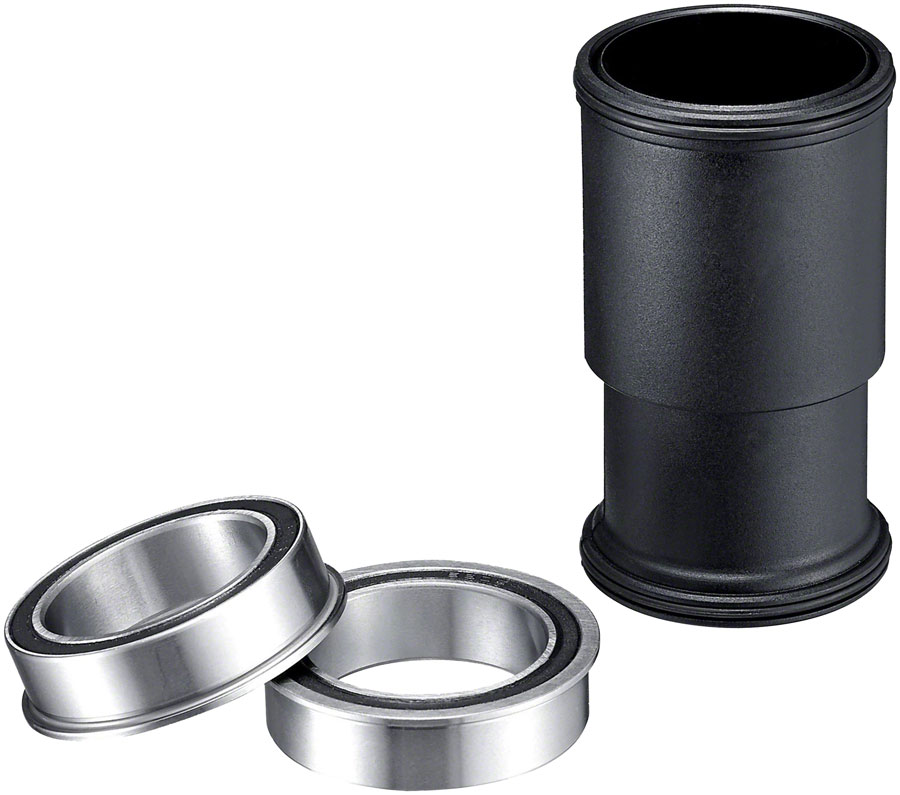 e*thirteen BB92 Press Fit Bottom Bracket - 68/73/83mm, For all e*thirteen Base Cranks with 24mm Spindle, Black