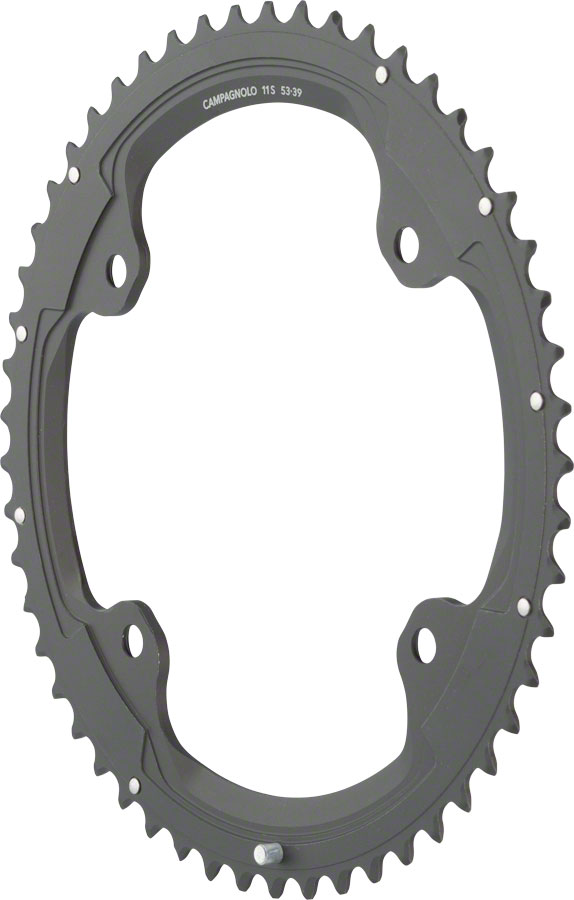 Campagnolo 11 Speed 53 Tooth Chainring and Bolt Set for 2015 and later Super Record, Record and Chorus