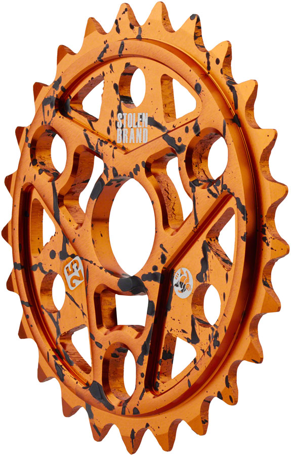Stolen Sumo III Sprocket - 25t, 6.0mm Thickness, Aluminum, Orange 