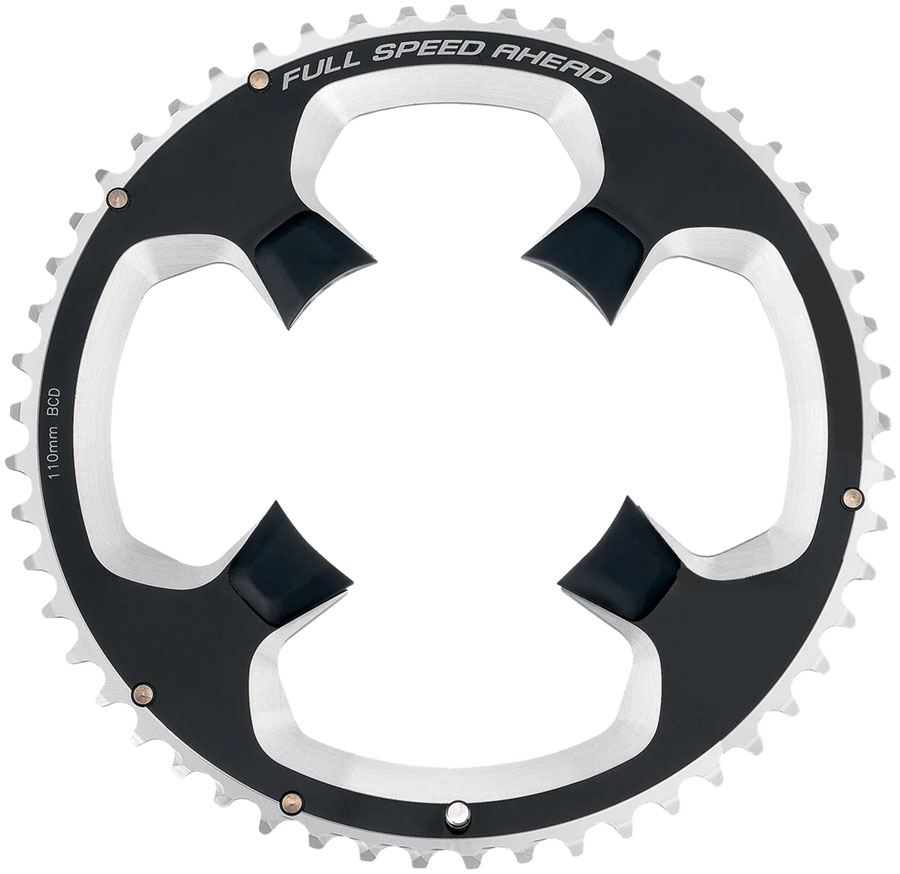 FSA PowerBox Carbon Road Chainring ABS, 52T, 4-bolt
